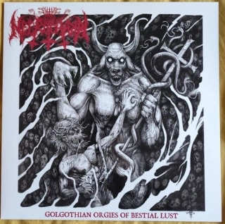 NECROCHAKAL - Golgothian orgies of bestial lust LP black