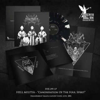HELL MILITIA - Canonisation Of The Foul Spirit LP black cloudy
