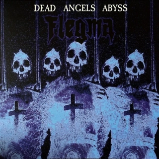 FLEGMA - Dead angels abyss LP white black splatter