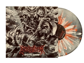 BODYFARM - Malicious ecstasy LP clear red silver splatter