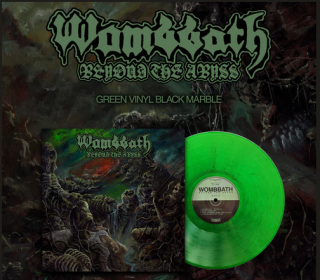 WOMBATH - beyond the abyss LP green black marble