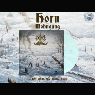HORN - Mohngang LP white blue marble