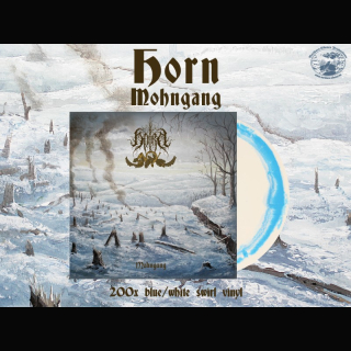 HORN - Mohngang LP blue white swirl