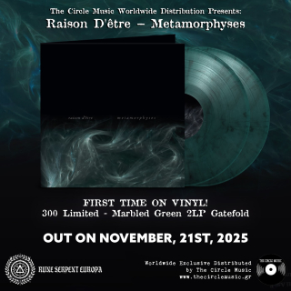 raison d’être – Metamorphyses – Limited Double Marbled Green Vinyl in Gatefold (300 copies – Numbered Edition)