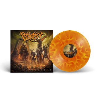 PATHOLOGY - UNHOLY DESCENT LP orange marble