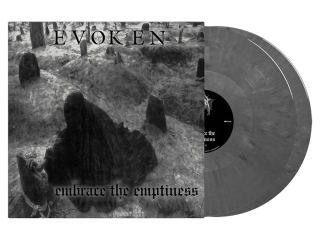 EVOKEN - Embrace The Emptiness 2-LP Silver/Black Marble Vinyl