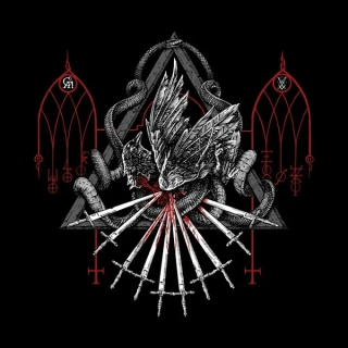 GOATWHORE - Angel hung from the arches of heaven LP white black marble