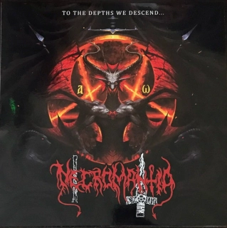 NECROMANTIA - To The Depths We Descend… – Limited Black/Oxblood w/ Gold Splatter Vinyl