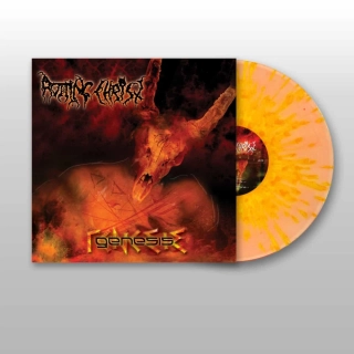 ROTTING CHRIST - Genesis – Orange with Yellow Splatter Gatefold LP (Limited to 500 copies)
