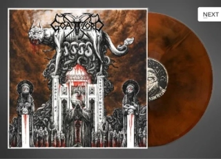 GOATLORD CORPORATION - Temple of serpent whores LP orange marble ltd.150ks