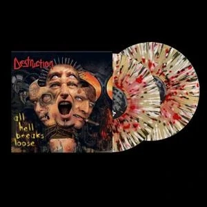 DESTRUCTION - All hell breaks loose 2LP splatter