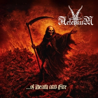 IN AETERNUM - Of death and fire LP transparent red