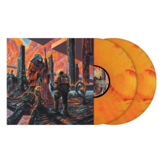 CRYPTIC SHIFT - Overspace a supertime 2LP orange marble
