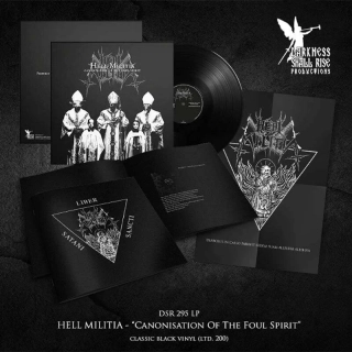 HELL MILITIA - Canonisation Of The Foul Spirit LP black