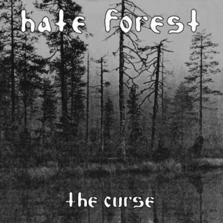 HATE FOREST - The curse LP black marble