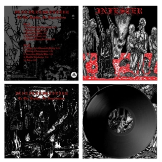 INFESTER - To The Depths, In Degradation LP black