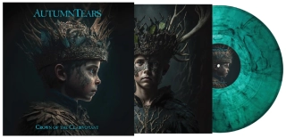 AUTUMN TEARS -  Crown of the Clairvoyant – Transparent Marbled Turquoise & Black LP with 12 pages booklet (Limited to 250 copies)