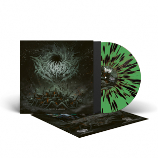 CRUCIVORE - Desecration LP green black splatter