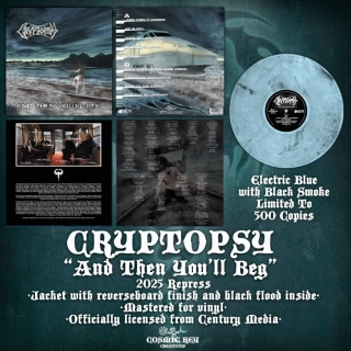 CRYPTOPSY - And then you´ll beg LP blue smoke ltd.500ks