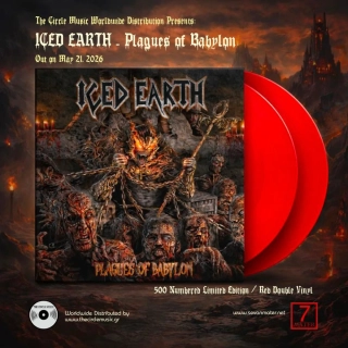 ICED EARTH - Plagues of Babylon 2LP red 