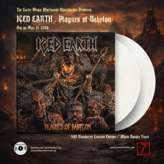 ICED EARTH - Plagues of Babylon 2LP white 