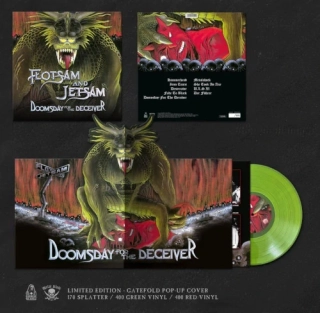 FLOTSAM & JETSAM - Doomsday for the deceiver LP POP UP cover