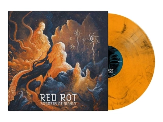 RED ROT - Borders of Mania LP (Orange Blac marble Vinyl)