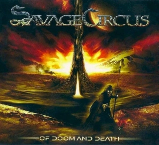 SAVAGE CIRCUS - Of blood and death CD digpak press 2009