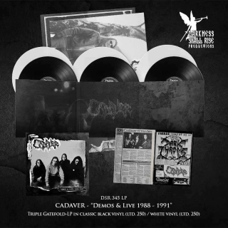 CADAVER - Demos a Live 1988-1991 3 LP black