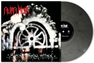 AURA NOIR - Black trash attack LP silver marble