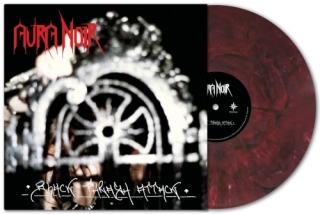 AURA NOIR - Black trash attack LP red marble vinyl