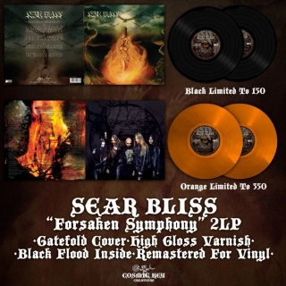 SEAR BLISS - Forsaken symphony LP orange black smoke