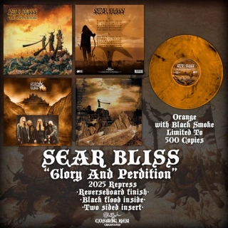SEAR BLISS - Glory and perdition LP orange black smoke