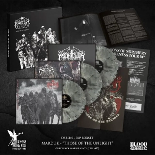MARDUK - Those of the inlight3 LP Box grey marble