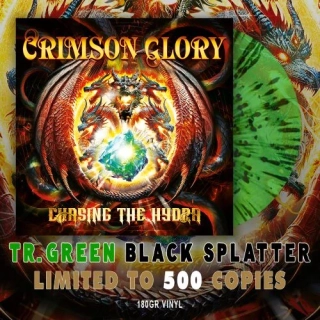 CRIMSON GLORY - Chasing The Hydra LP green black splatter ltd.500ks