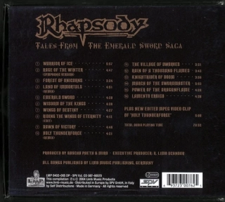 RHAPSODY - Tales of the emerald sword CD box best of