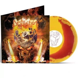 DESTRUCTION - The antichrist LP sunburst