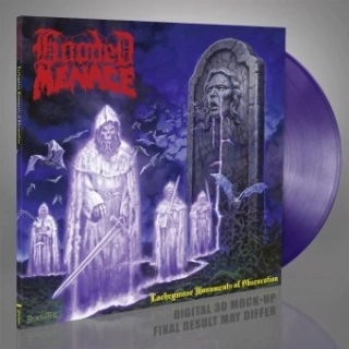 HOODED MENACE - Lachrimose monuments of obscuration LP purple