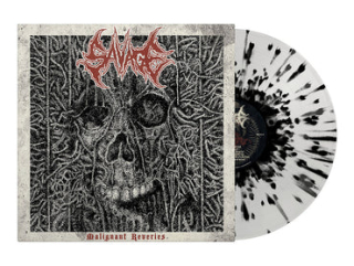 SAVAGE - Malignant Reveries LP (Milky Clear/Black Splatter Vinyl)