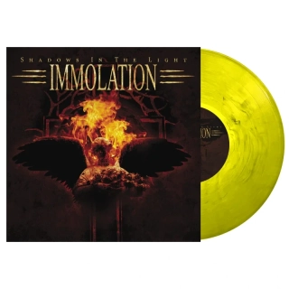 IMMOLATION - Shadows in the light LP yellow black