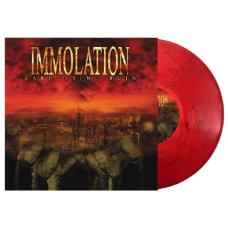 IMMOLATION - Harnessing ruin LP red black
