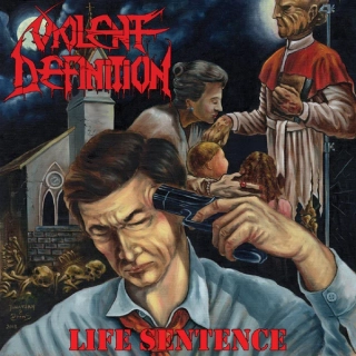 VIOLENT DEFINITION - Life sentence LP clear blue