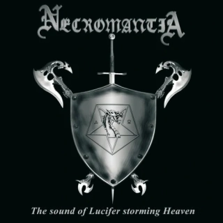 NECROMANTIA - The Sound Of Lucifer Storming Heaven LP blue splatter
