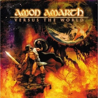AMON AMARTH - Versus the World  LP  CRIMSON RED MARBLED
