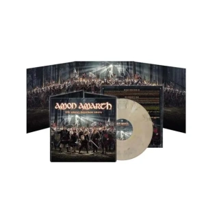 AMON AMARTH - The Great Heathen Army  LP  FUR OFF WHITE MARBLE