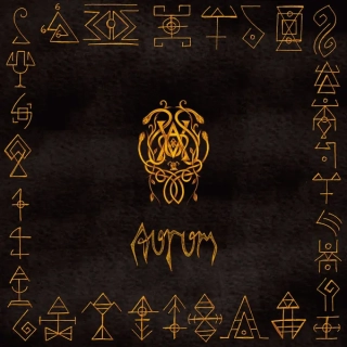 URARV - Aurum Gold with Black and Blue Splatter