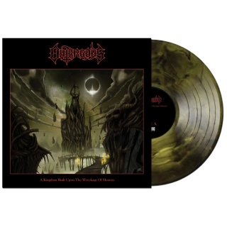 OUTERGODS - A Kingdom Built Upon The Wreckage of Heaven GALAXY YELLOW – BLACK LP
