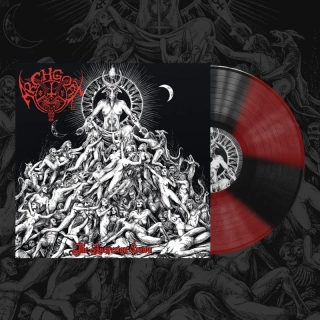 ARCHGOAT - The Luciferian Crown. red black spiner  Vinyl 