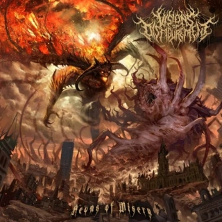 Visions Of Disfigurement - Aeons of misery LP black