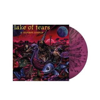 LAKE OF TEARS - A Crimson Cosmos  Transparent Splatter Violet & Black Gatefold LP + 8 pages insert (Limited to 500 copies)